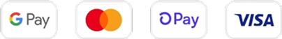 Payment options including Google Pay, Mastercard, Shop Pay, and Visa